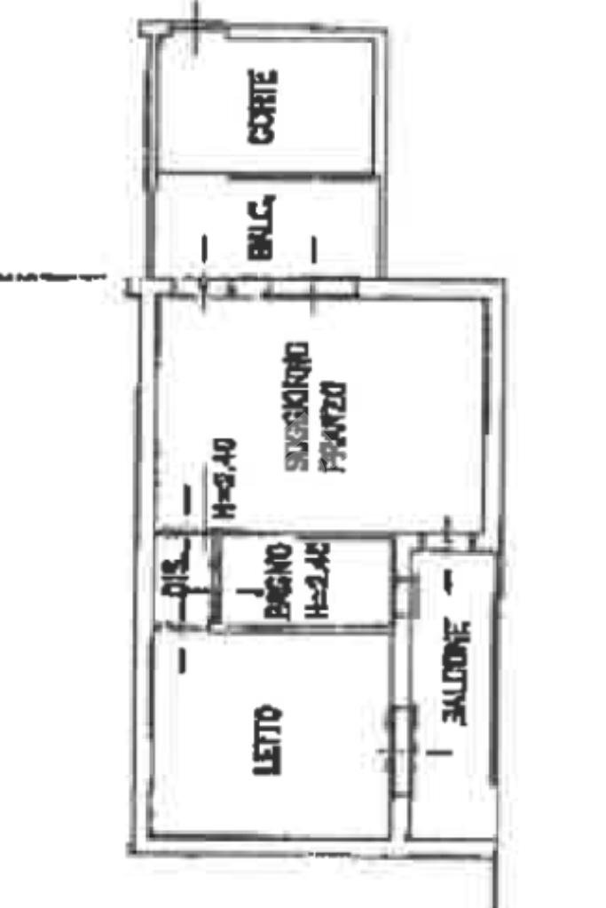 Two-room apartment Via P. Togliatti, Cervia - floor plans 1