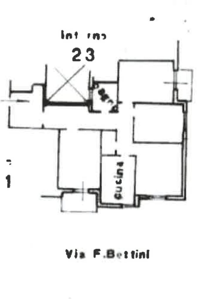 Apartment Via Filippo Bettini, Genova (neighborhood Bolzaneto) - floor plans 1