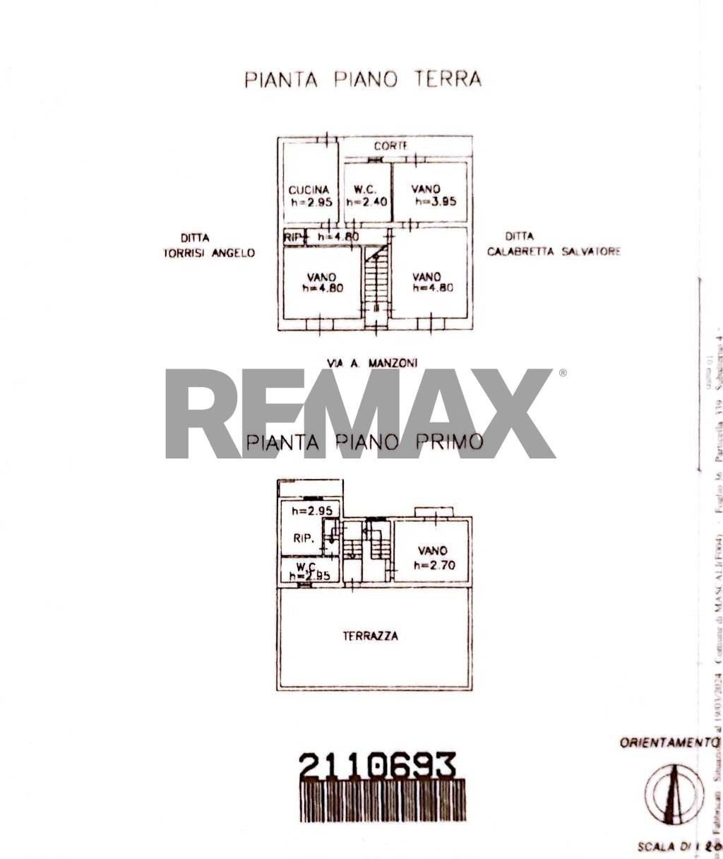 Pianta 2D - Casa indipendente Via Alessandro Manzoni
 
37, Mascali - planimetria 1