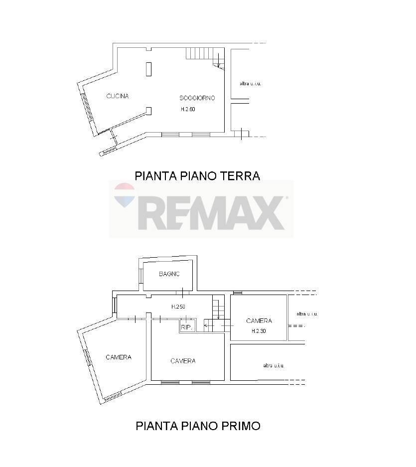Pianta 2D - Semi-detached house Via Rocca Sant'Angelo
 
46, Assisi - floor plans 1