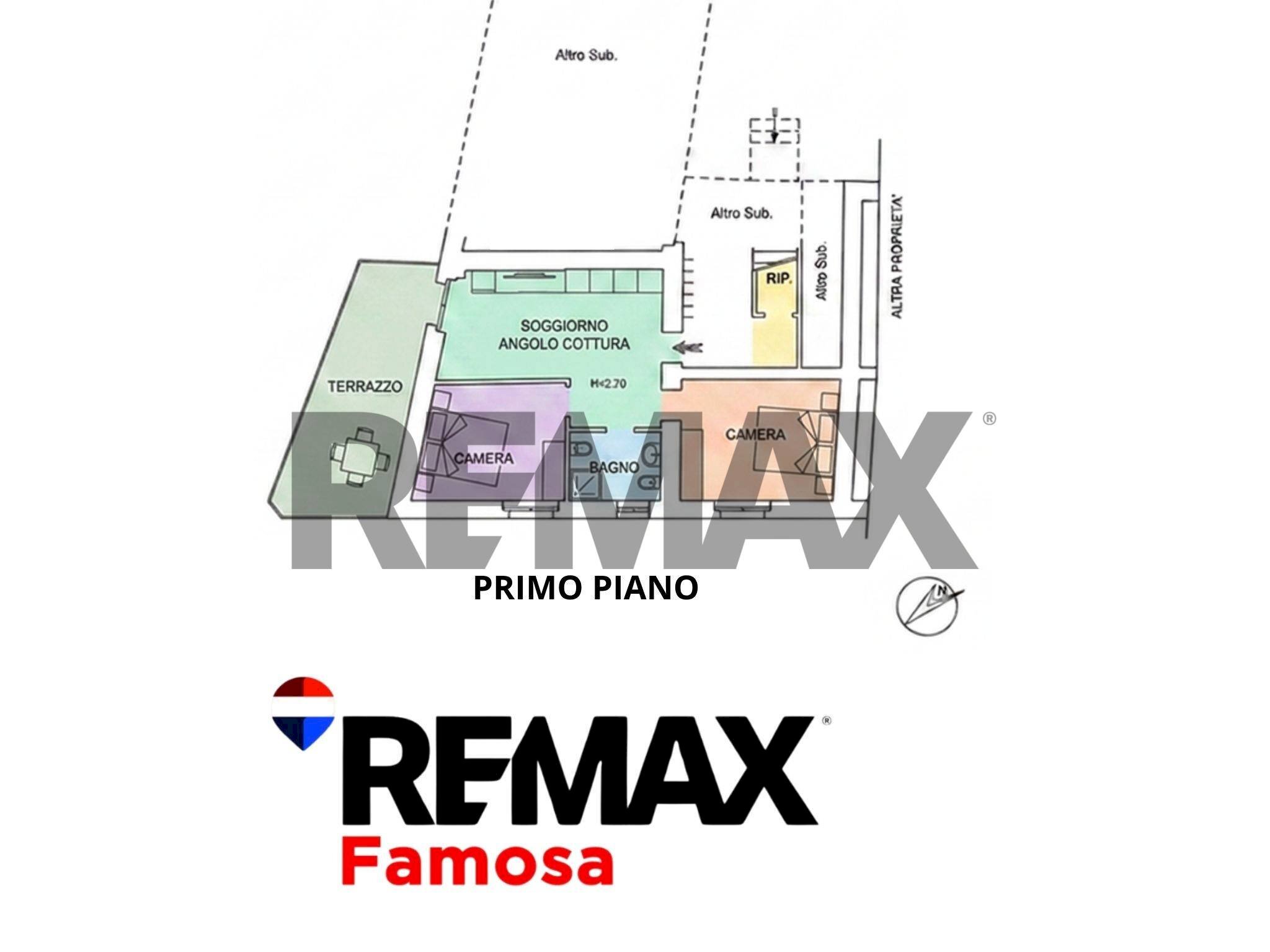 Pianta 2D - Three-room apartment Via Francescana
 
2, Deruta - floor plans 1