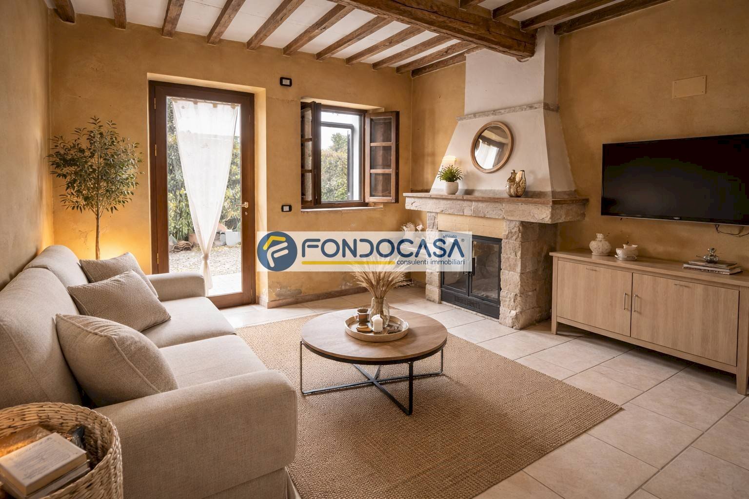 RENDER salotto - Rustico via martiri delle foibe, Lucca - foto 2