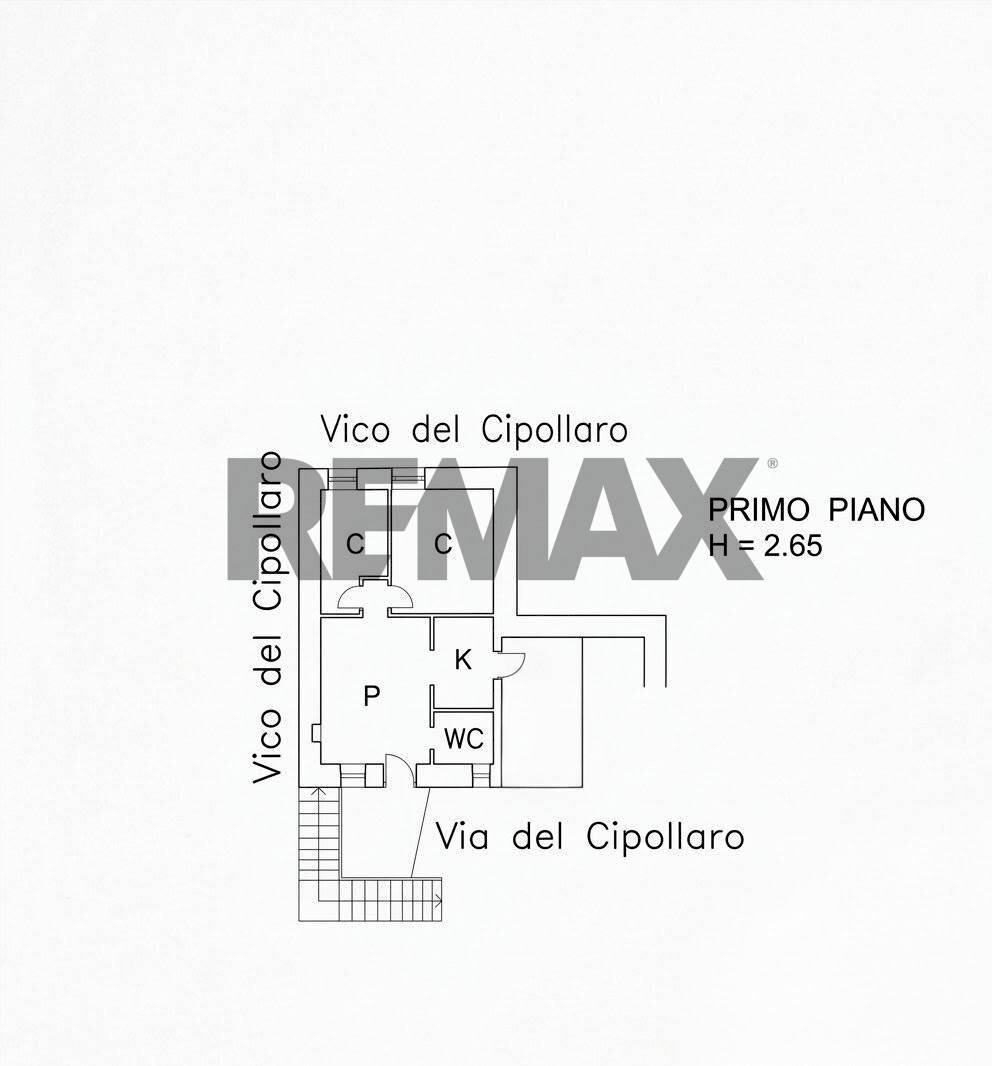 Pianta 2D - Semi-detached house via Del Cipollaro
 
8, Campolieto - floor plans 1