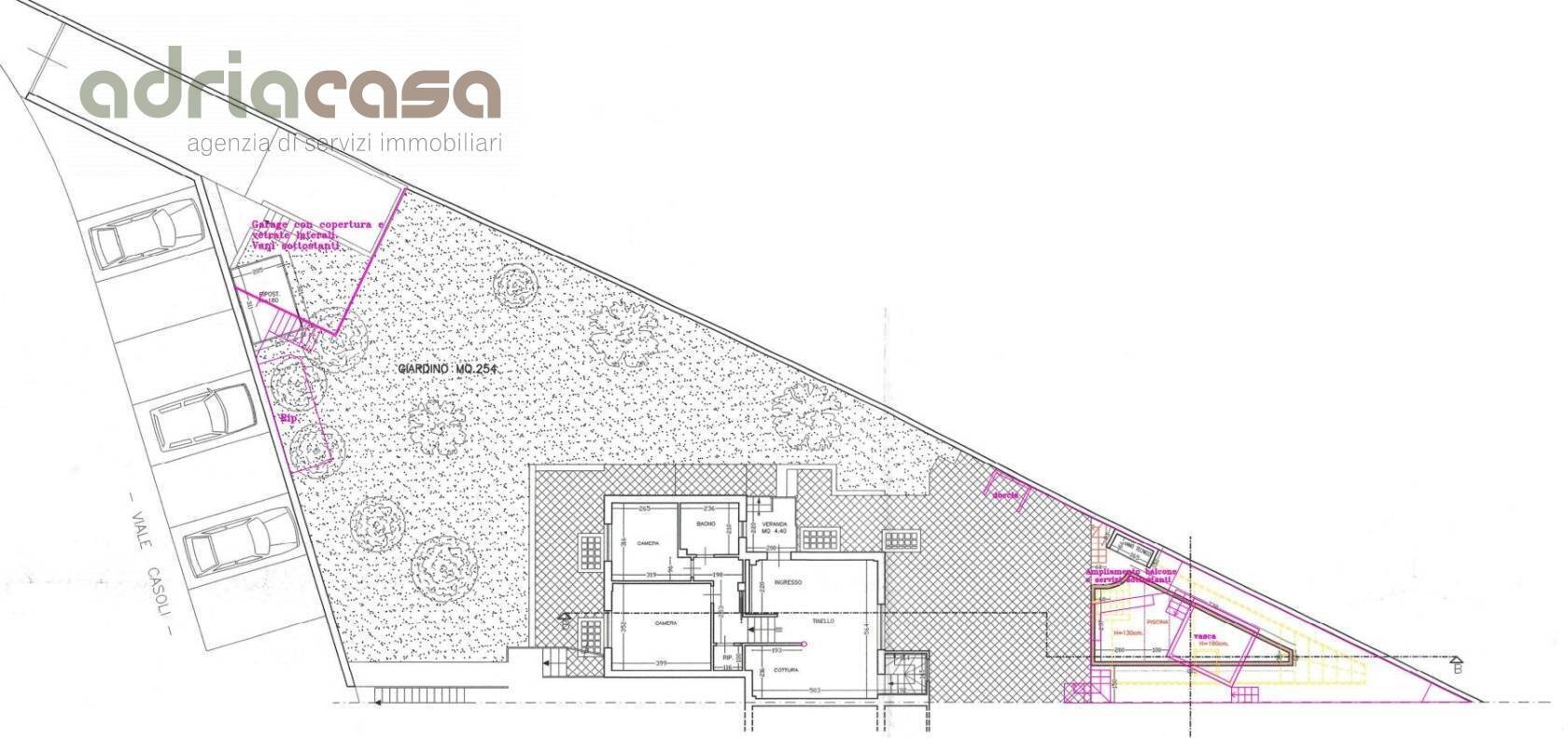 Foto 31 - Appartamento Viale Trebaci, Riccione - planimetria 1