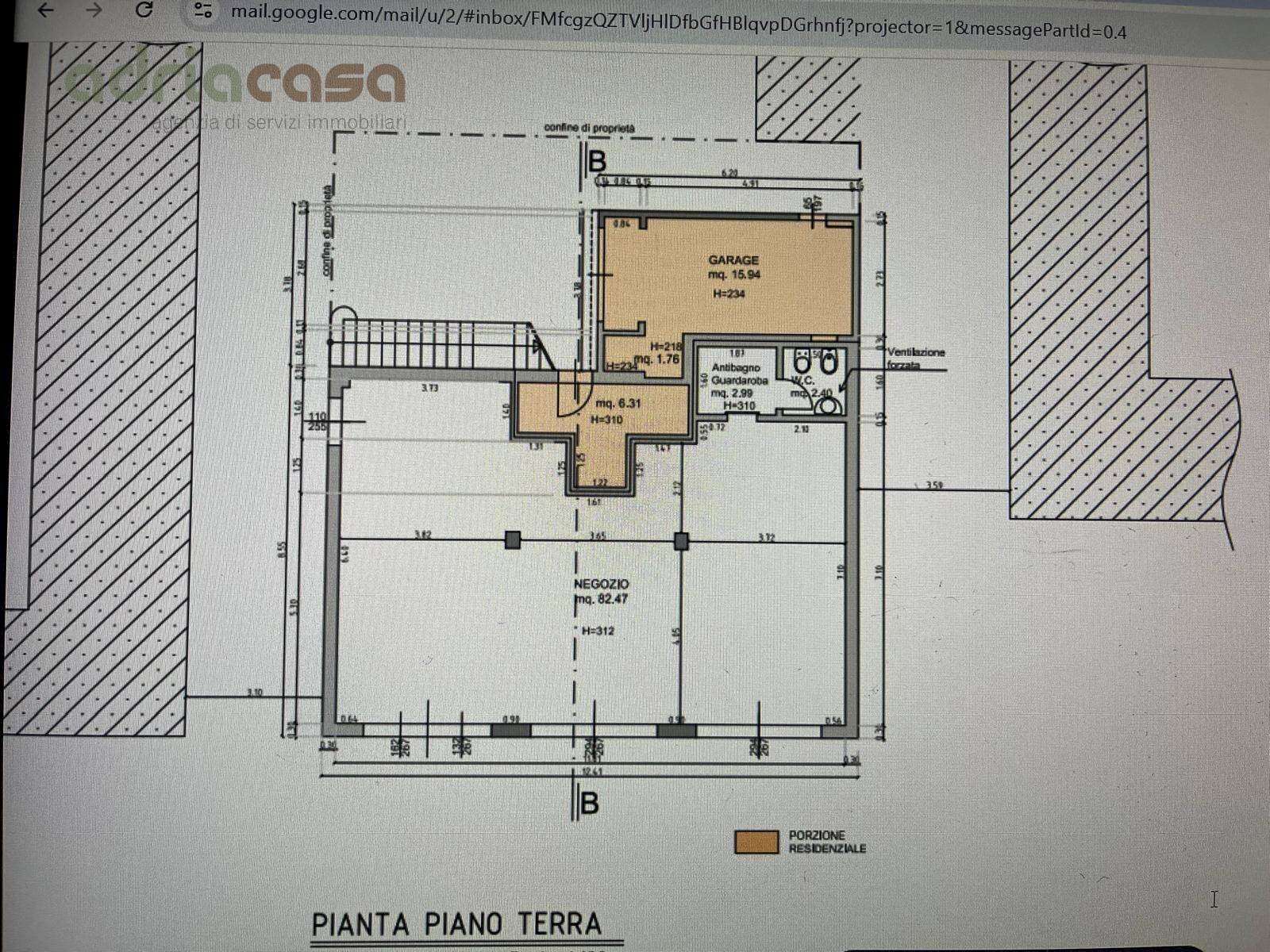 Foto 2 - Commercial Premises Viale Ceccarini, Riccione - floor plans 1