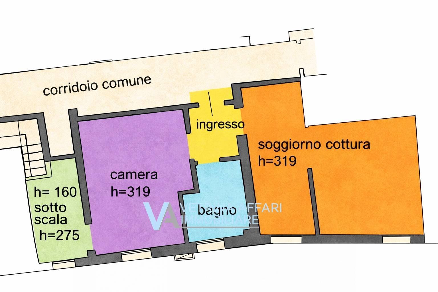 Foto 5 - Three-room apartment Sestiere Cannaregio
 
5739, Venezia - floor plans 1