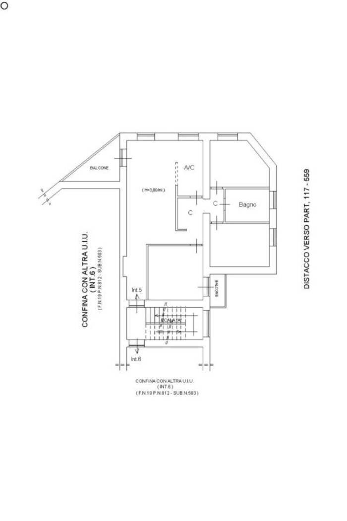Four-room apartment via Ninfa, 7, Anzio - floor plans 1