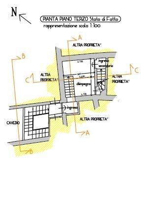 Appartamento piazza P. G. Mauro, 8, Dolceacqua - planimetria 1