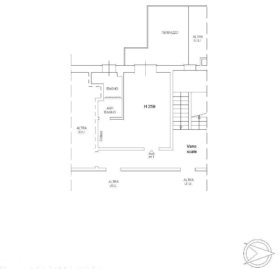 PLN Appartamento - Appartamento Via della Fraccia 11, Argentera - planimetria 1
