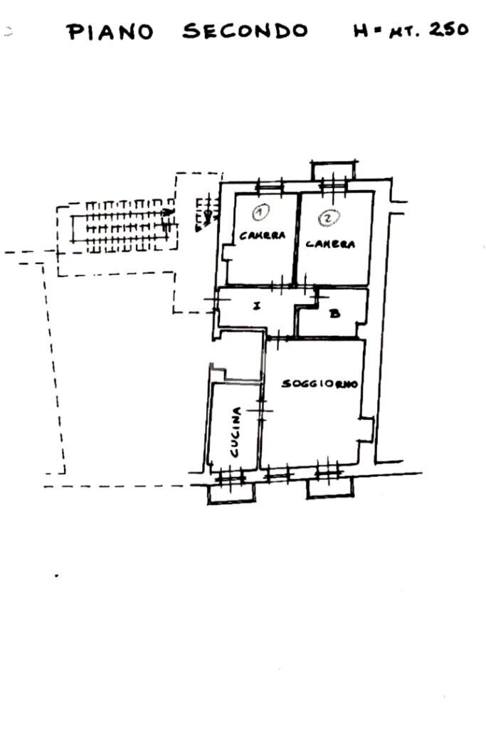 Casa semi indipendente Saint, Saint-Vincent - planimetria 1
