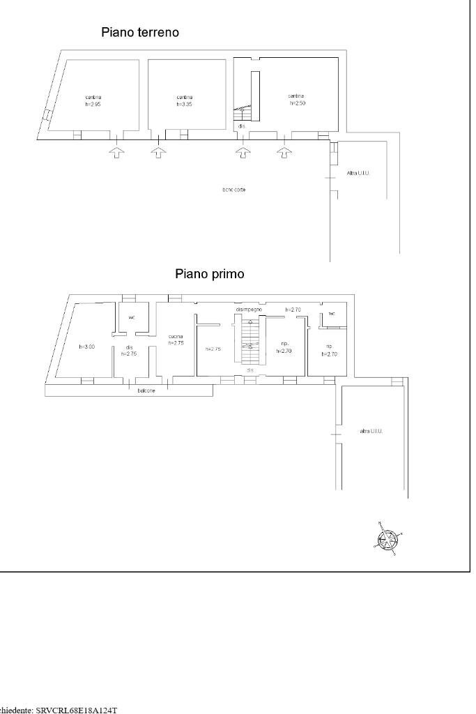 Casa indipendente Via Roma, Novello - planimetria 1