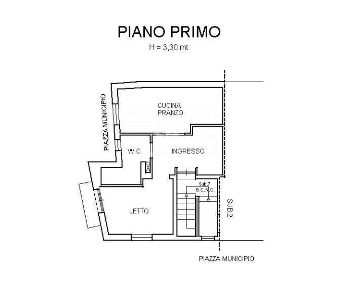 Foto 19 - Two-room apartment Piazza Municipio
 
20, Cutrofiano - floor plans 1