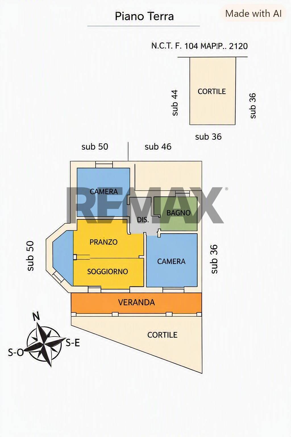 Pianta 2D - Apartment via Cavour
 
snc, Giba - floor plans 1