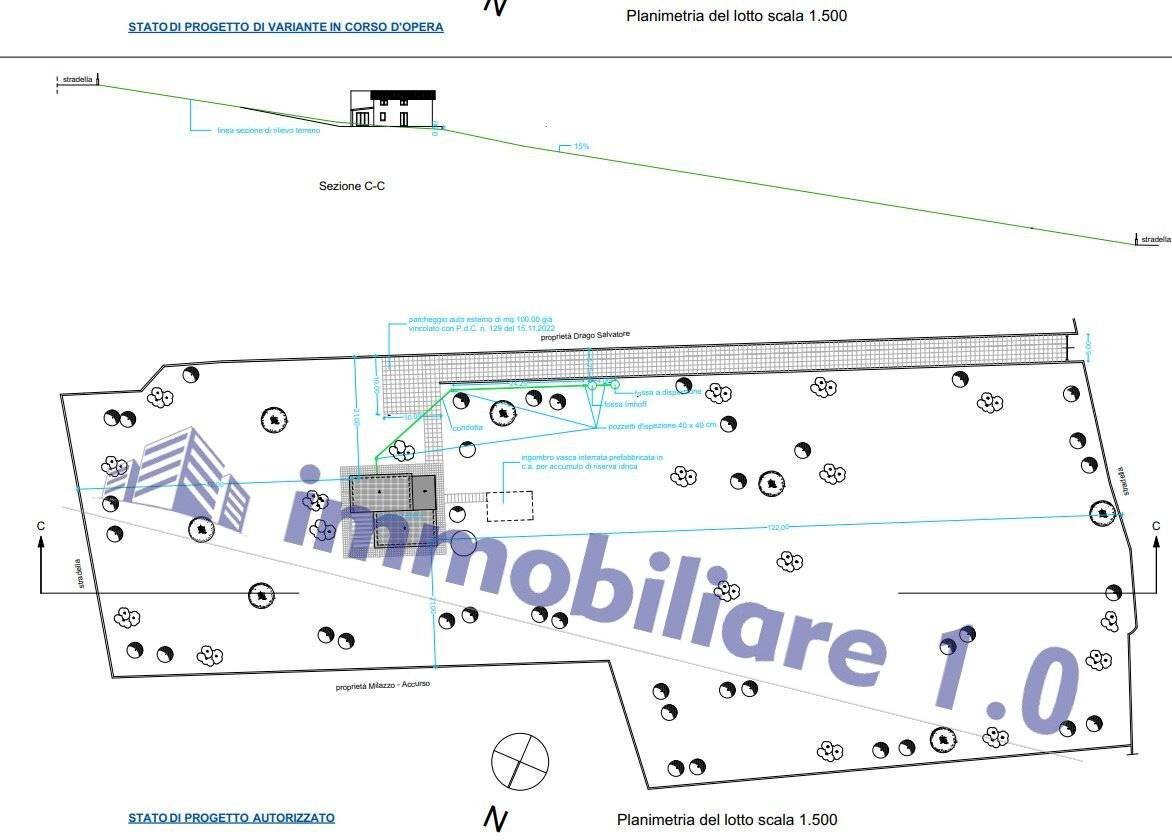 Villa via Palmeri, Alcamo - floor plans 1