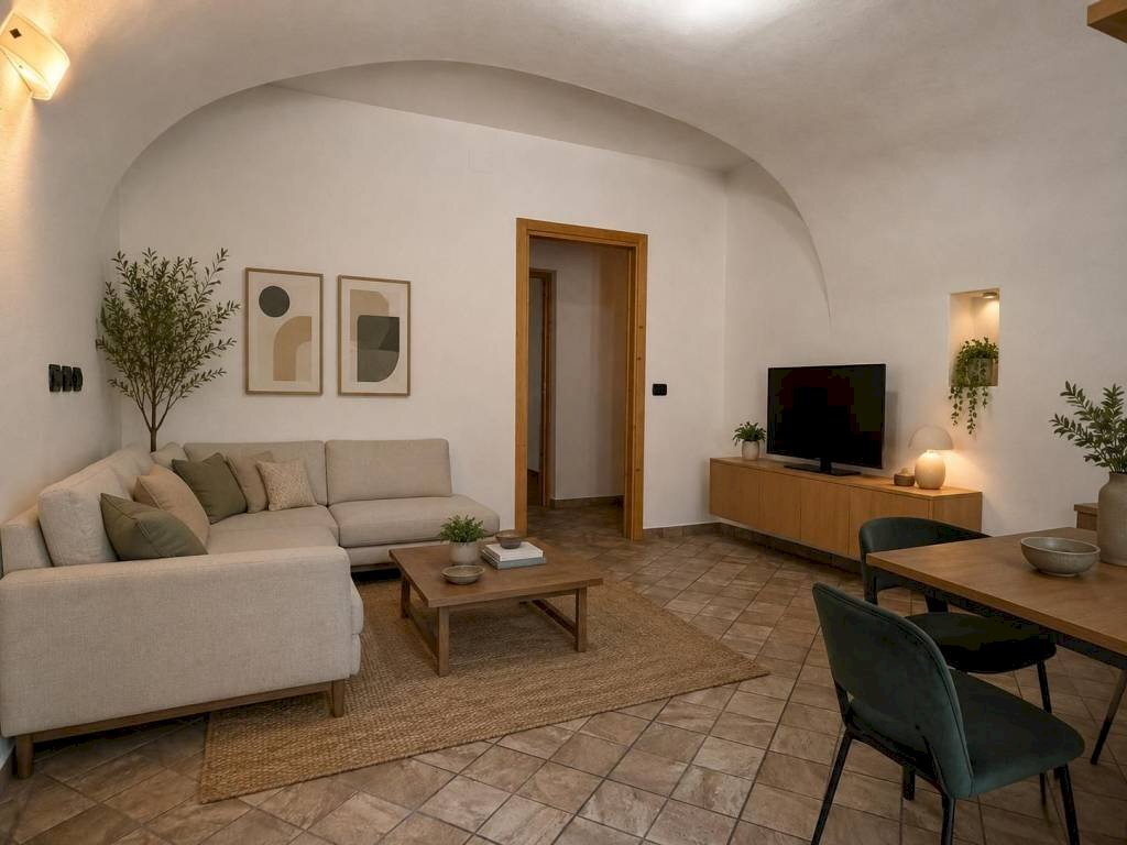 Salone - Three-room apartment via al Canton, 4, Valdisotto - photo 1