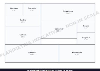 Planimetria - Appartamento Via XX Settembre, Canicattì - foto 16