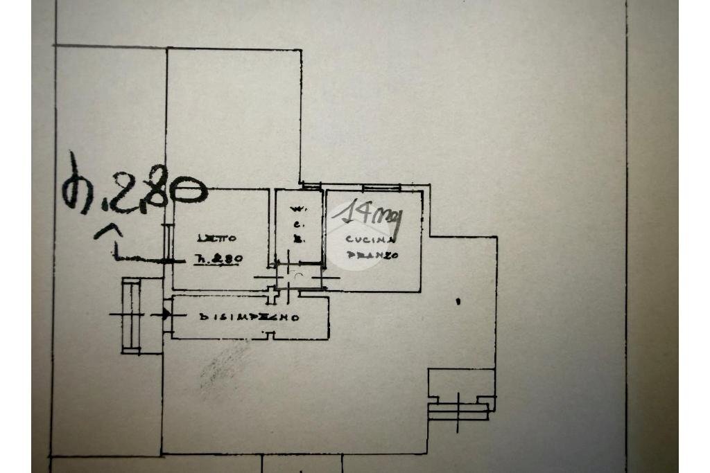 Two-room apartment Via malva sud, Cervia - floor plans 1