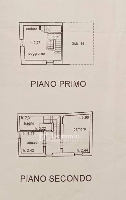 Foto 8 - Three-room apartment Via Sarzanese Sud, Massarosa - floor plans 1