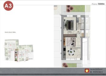 Planimetria - Two-room apartment via Casale, 272, Verucchio - photo 5