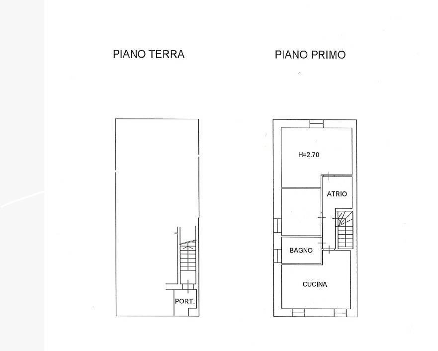 Foto 14 - Three-room apartment via san rocco
 
5, Borgo San Giacomo - floor plans 1