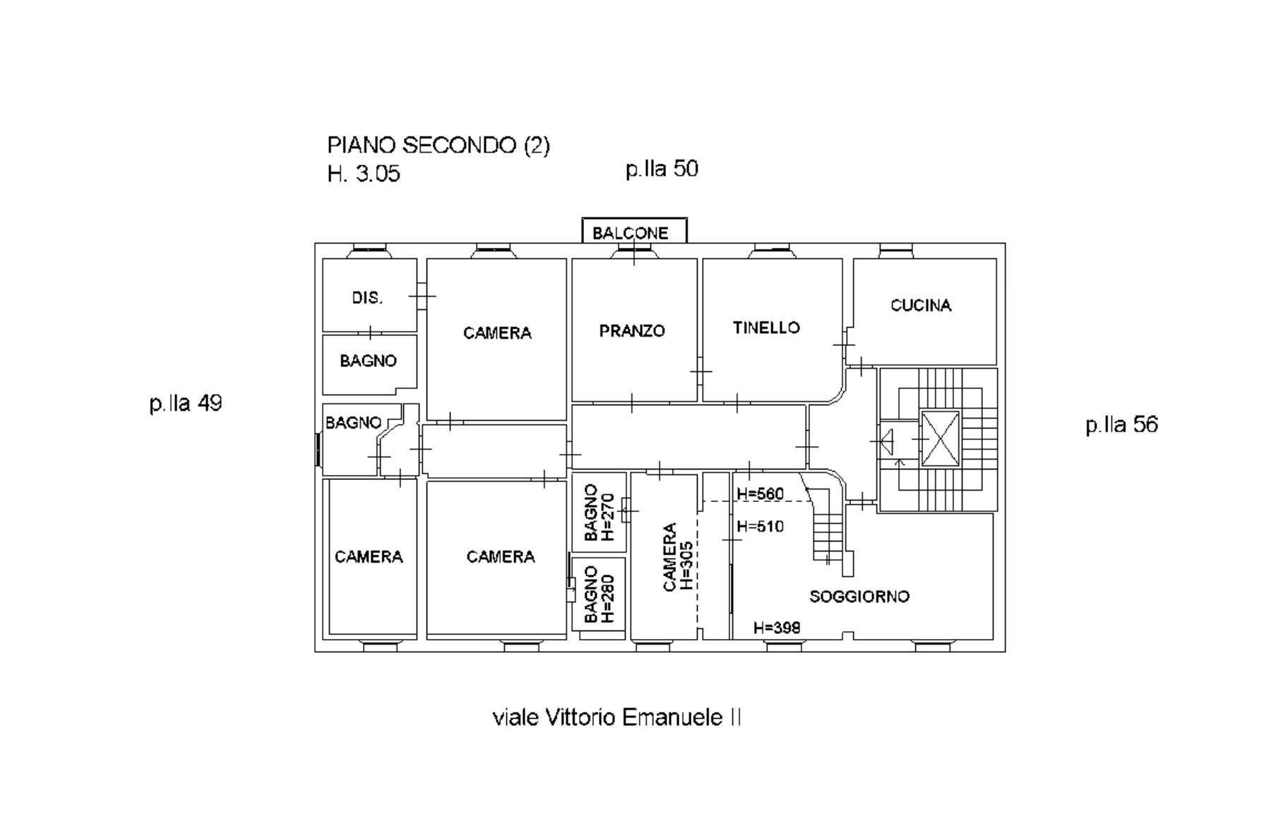 Foto 56 - Apartment viale vittorio emanuele 2
 
8, Siena - floor plans 1