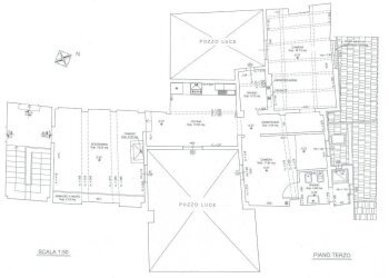 Planimetria - Appartamento via Massimo d'Azeglio, Bologna (zona Costa Saragozza) - foto 26