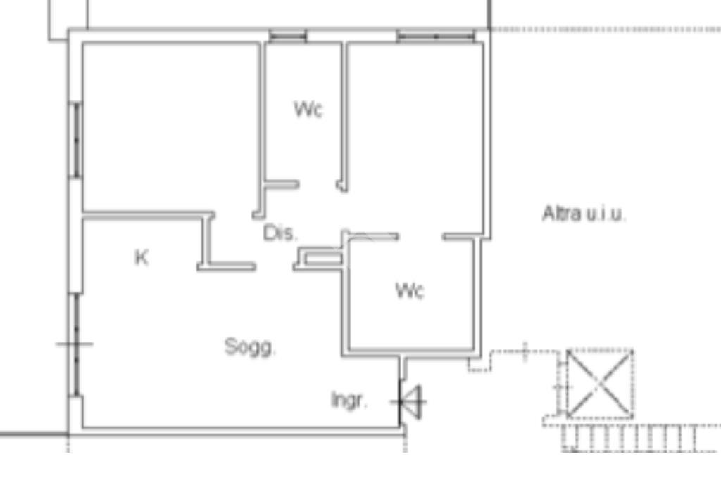 Trilocale Via G. Rattalino, Andora - planimetria 1