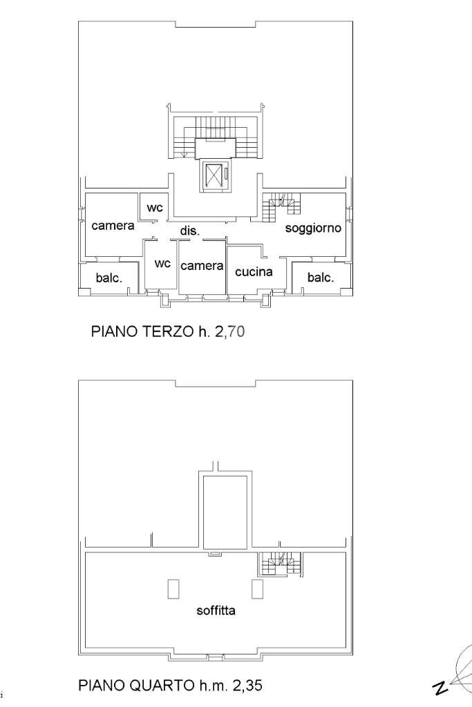 Appartamento Via Allende, Calderara di Reno - planimetria 1