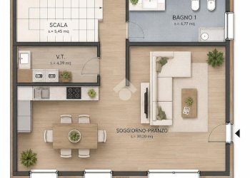 Porzione di casa Via Bazzane, Calderara di Reno - foto 7