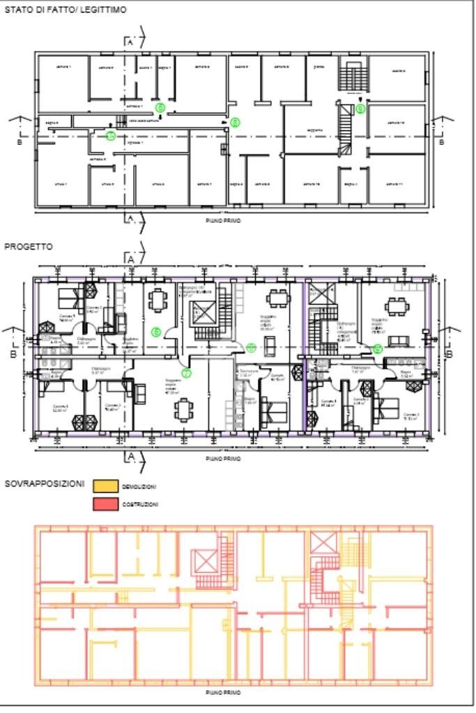 Stable - Palace Via Roma, Calderara di Reno - floor plans 1
