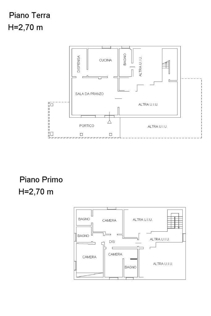Villa Via Carline, Sala Bolognese - floor plans 1