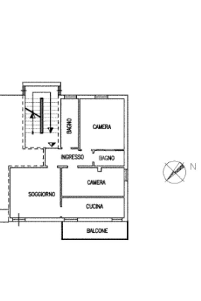 Trilocale Via Emilia, Anzola dell'Emilia - planimetria 1