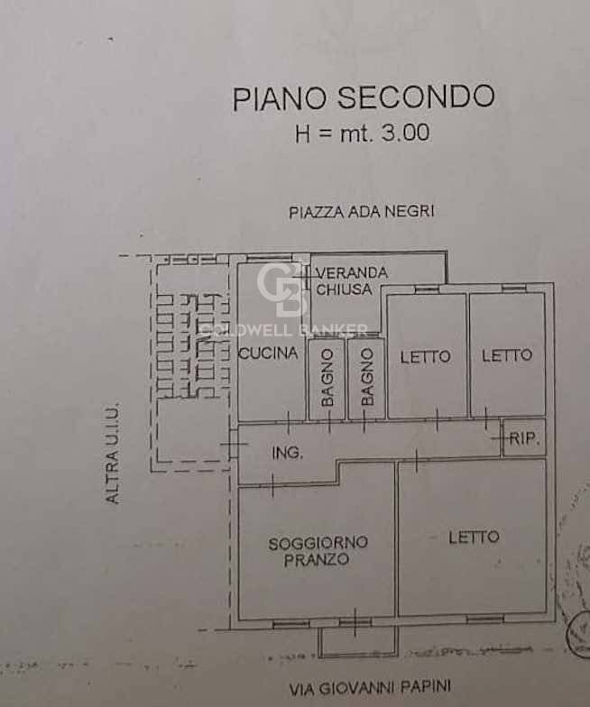 Foto 19 - Quadrilocale via G.Papini
 
14, Brindisi - planimetria 1