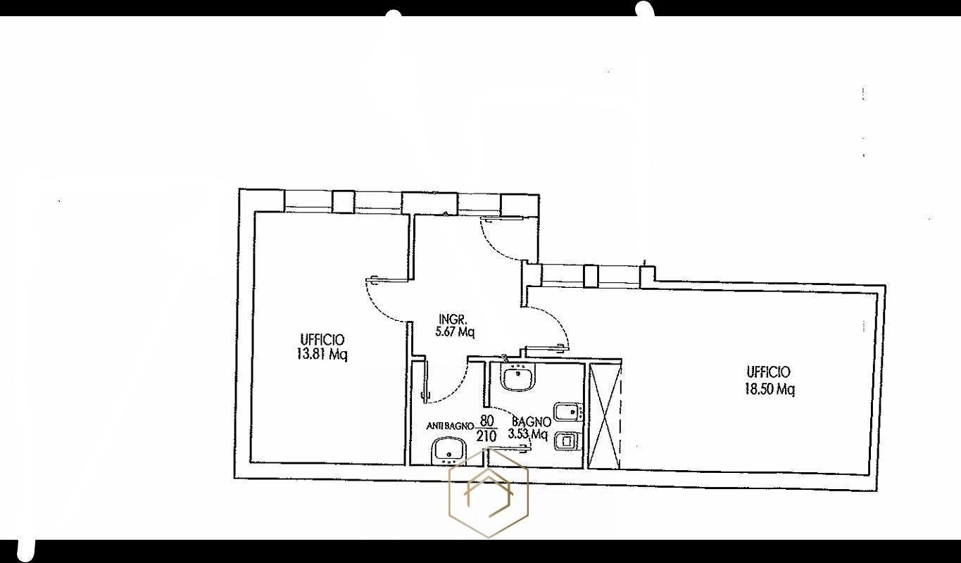 Foto 5 - Office Via Del Mulinetto, Ferrara - floor plans 1