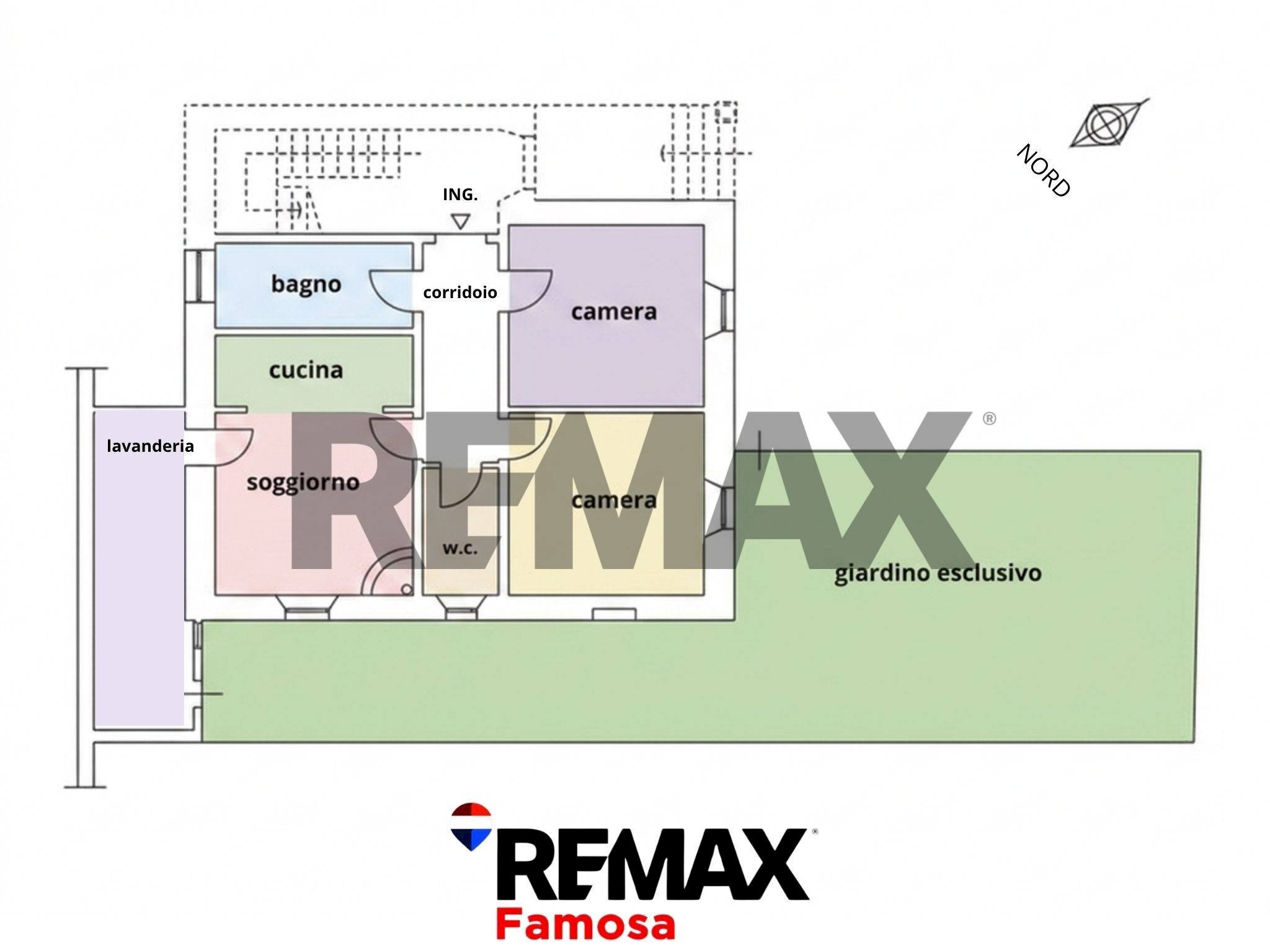 Pianta 2D - Four-room apartment Via Lorenzini
 
1, Perugia - floor plans 1