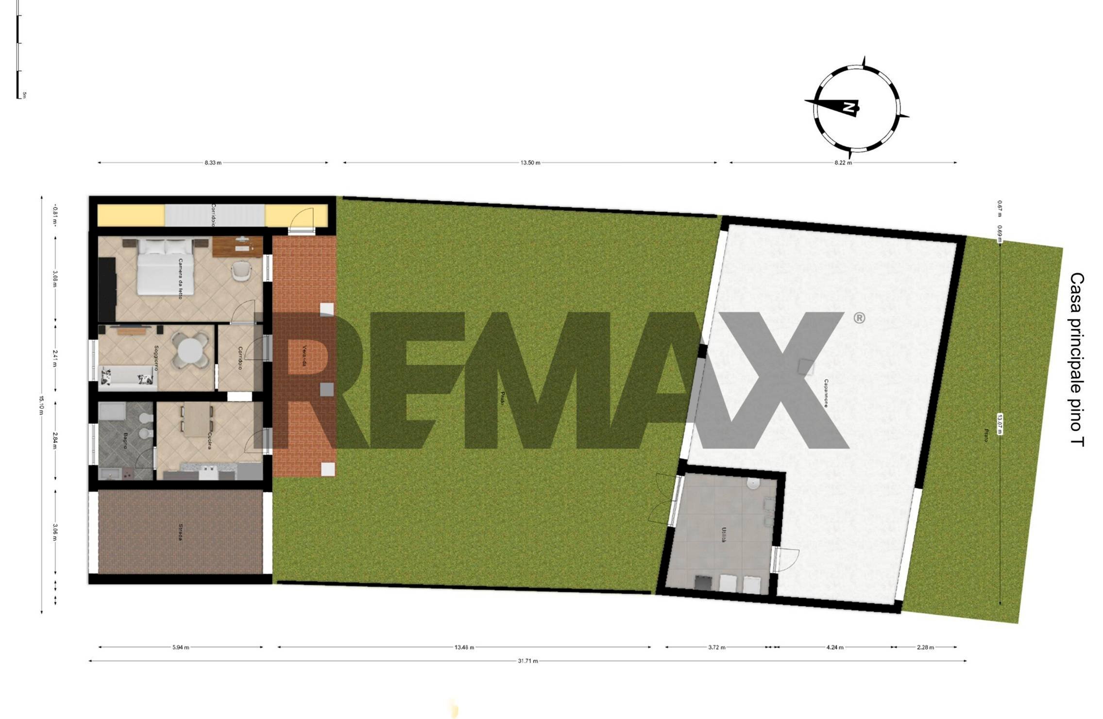Pianta 2D - Independent house Viacolo Castello
 
8, Palestro - floor plans 1