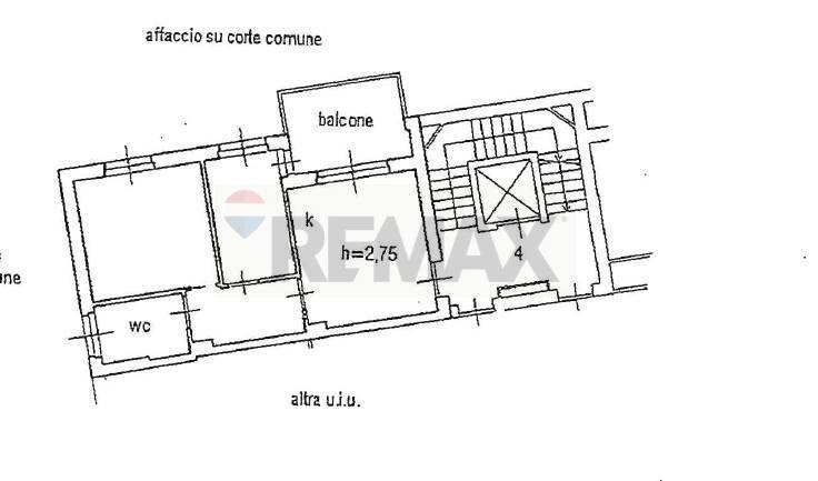 Pianta 2D - Trilocale VIA SEVERINI
 
3, Milano - planimetria 1