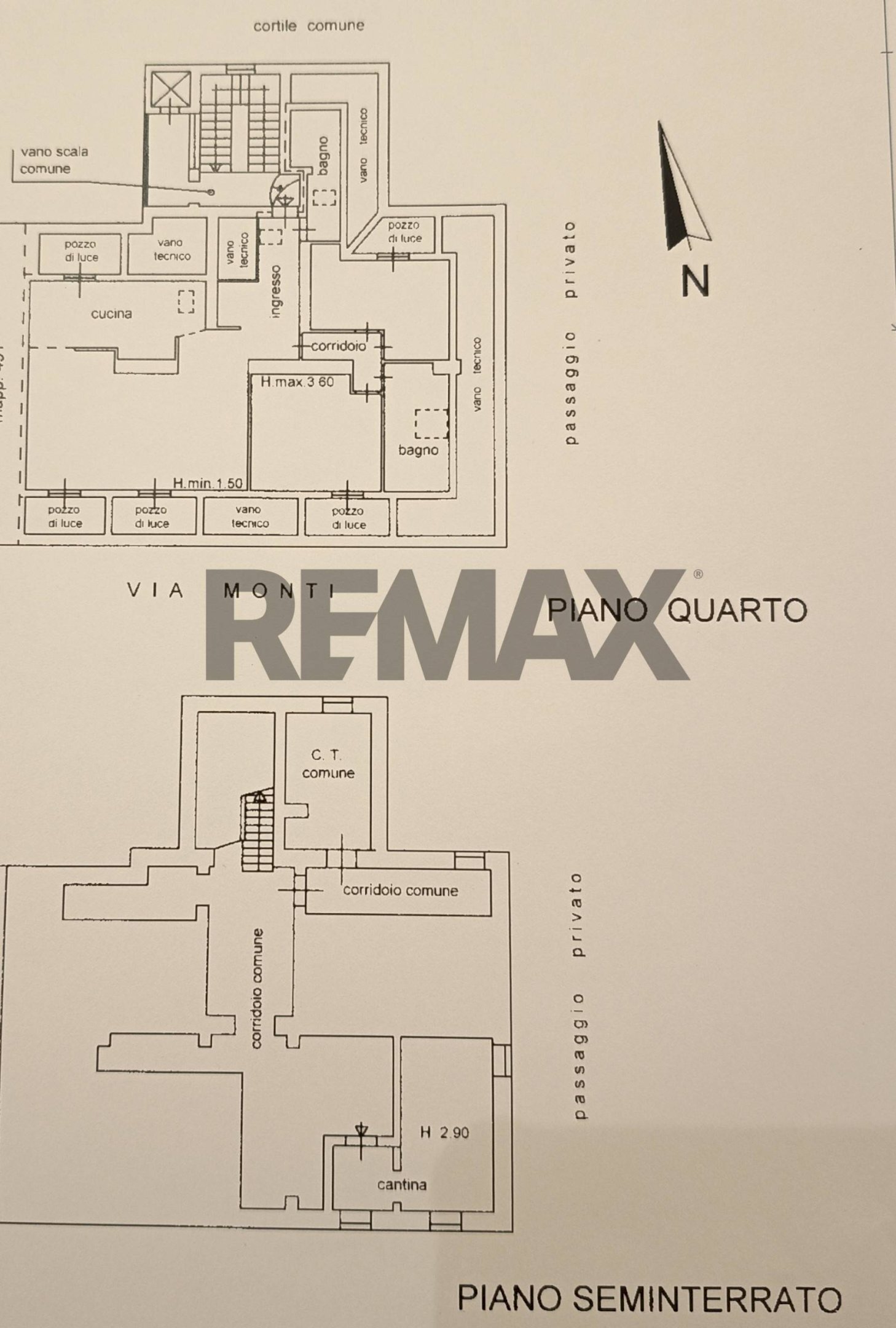 Pianta 2D - Attic Via  Vincenzo Monti
 
23, Pavia - floor plans 1