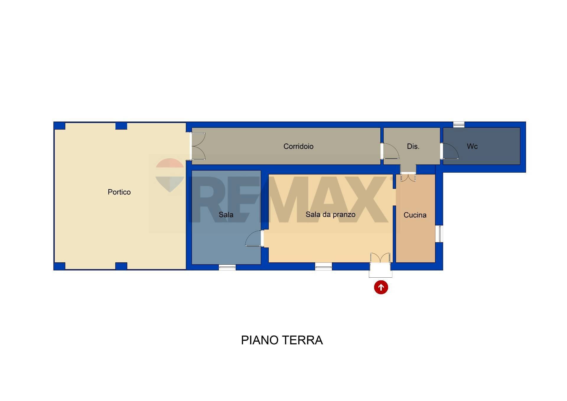 Pianta 2D - Independent house S. V. Li Curuneddi Tronco A
 
snc, Sassari - floor plans 1