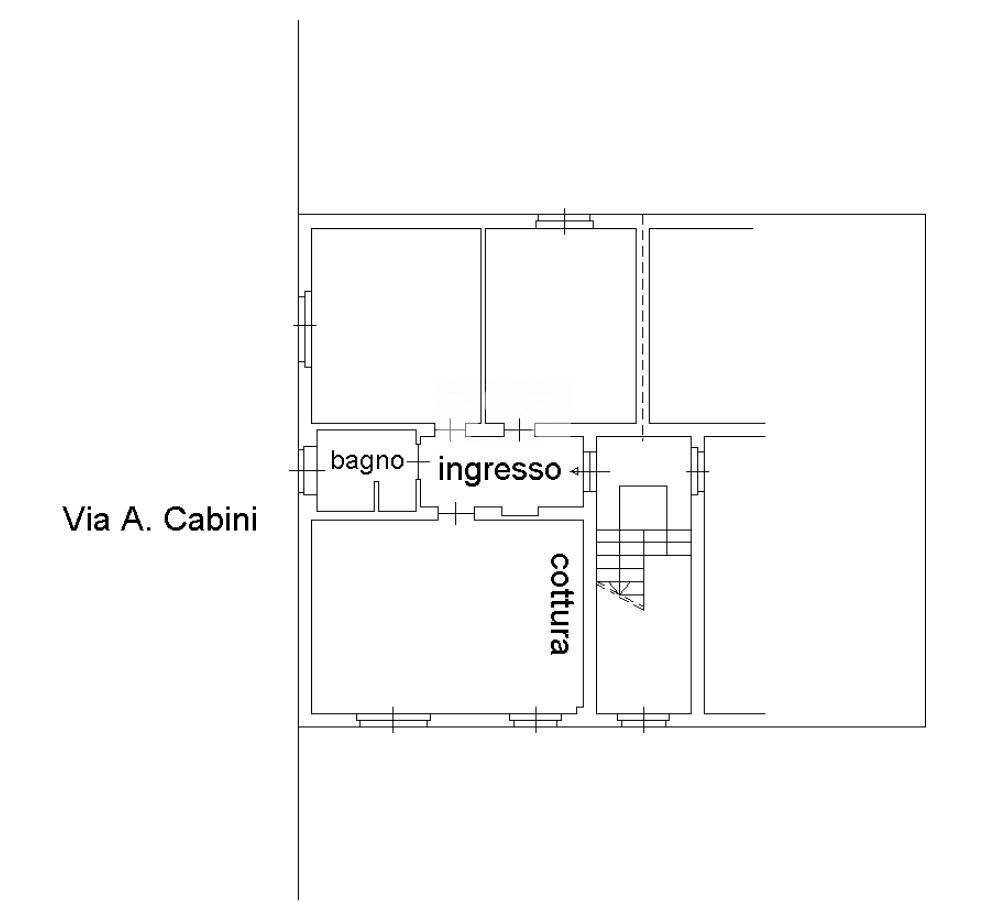 Planimetria abitazione - Three-room apartment VIA XI FEBBRAIO
 
9, Crema - floor plans 1