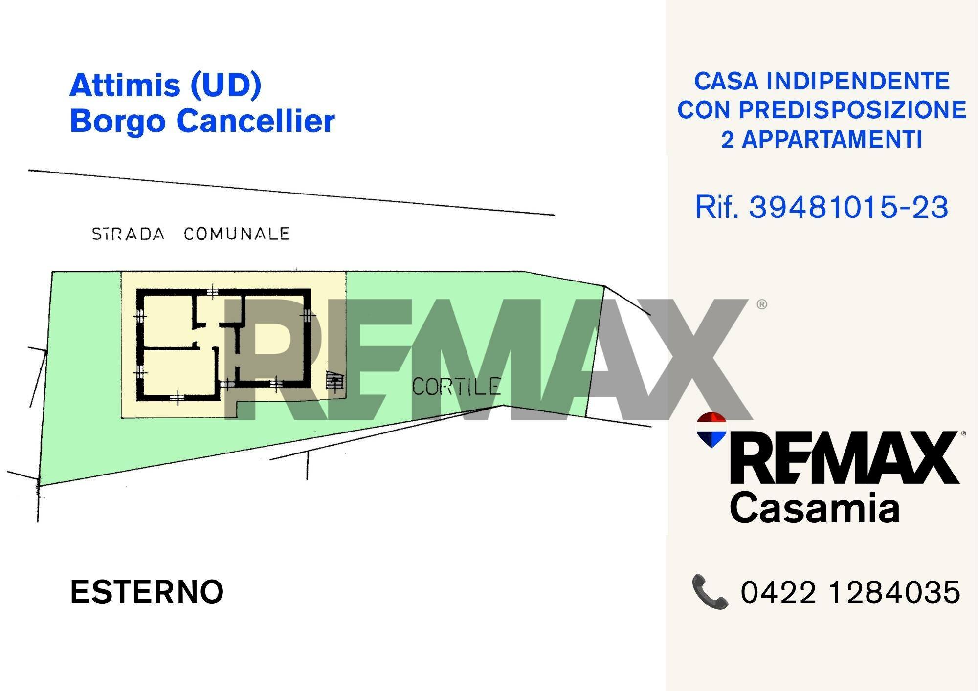 Pianta 2D - Casa indipendente Borgo Cancellier
 
22, Attimis - planimetria 1