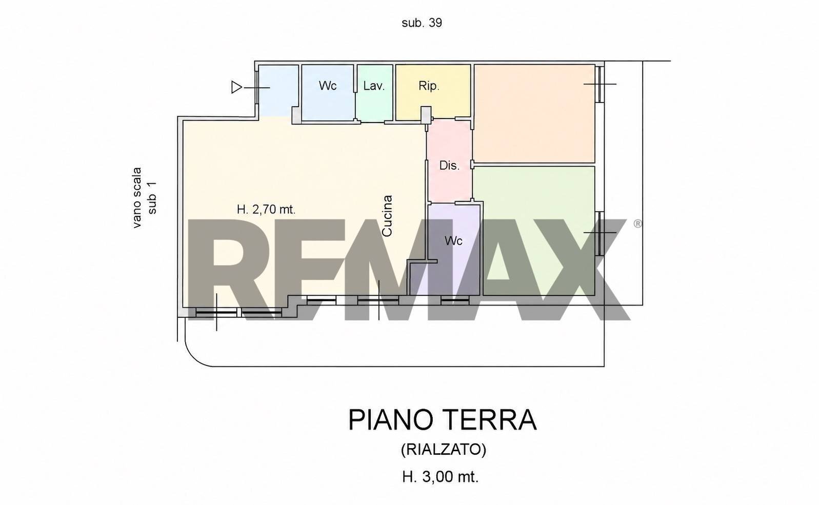 Pianta 2D - Appartamento Via Cava Gucciardo Pirato
 
26, Modica - planimetria 1