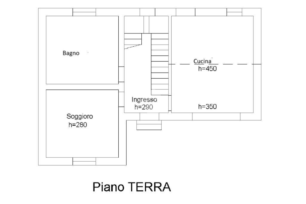 Casa indipendente Via Palmieri, Cesena - planimetria 1
