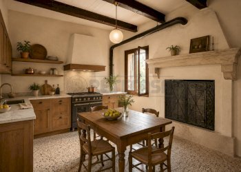 render cucina - Porzione di casa Via Lupia 11, Val Liona - foto 10