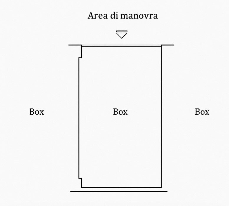1 - Box all'asta Via al Poligono di Quezzi 53R, Genova (zona Marassi) - planimetria 1