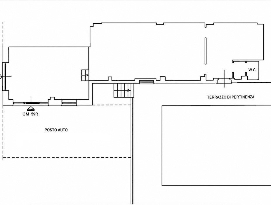 1 - Magazzino all'asta Via del Campasso 56r, Genova (zona Sampierdarena) - planimetria 1