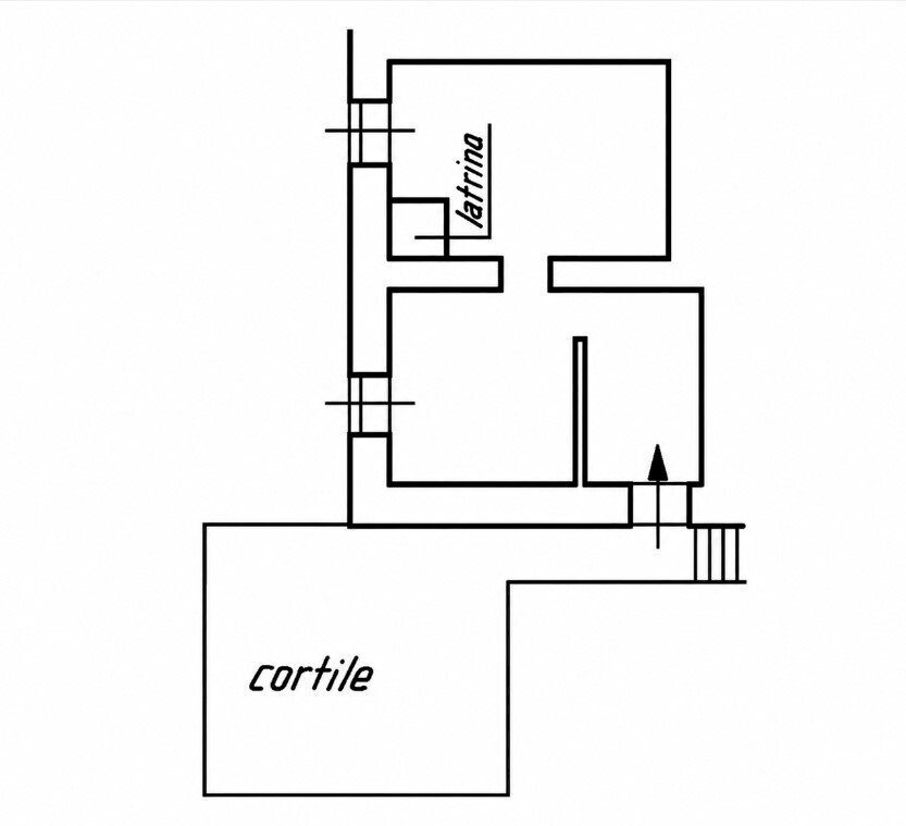 1 - Warehouse at auction Via Borgoratti 65A, Genova (neighborhood San Martino) - floor plans 1