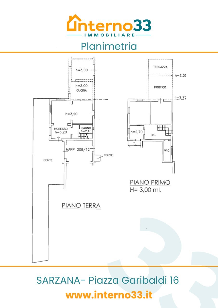 Cover planimetrie-3 - Terraced Villa Strada Statale 1 234, Sarzana - floor plans 1