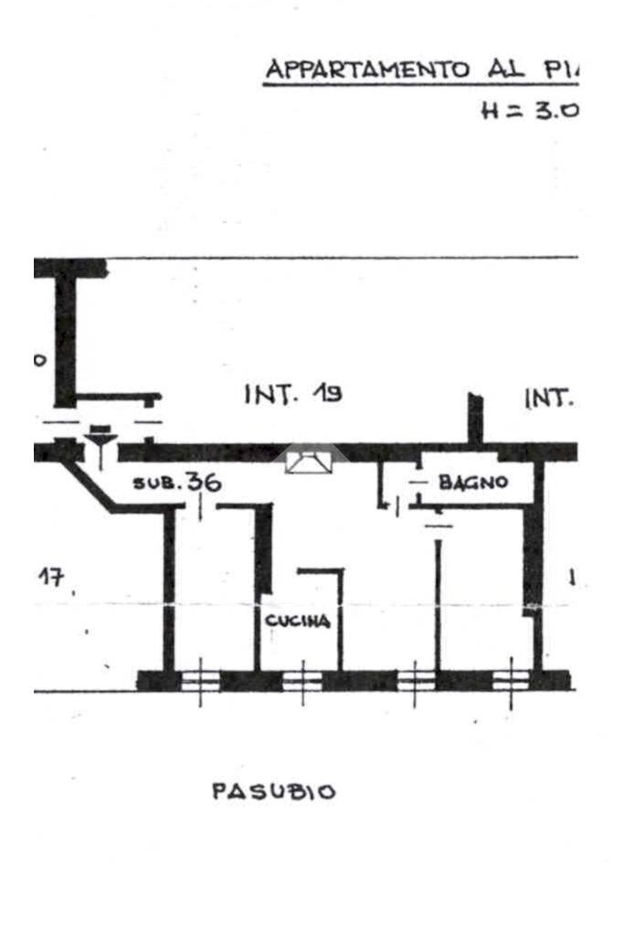 Three-room apartment Viale Pasubio, Milano - floor plans 1