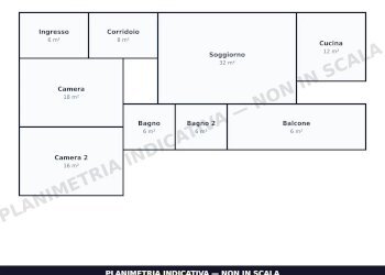 Planimetria - Appartamento Via XX Settembre, Canicattì - foto 12
